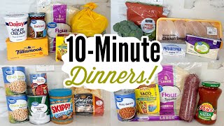 10 MINUTE DINNERS  5 TASTY amp EASY MEALS READY IN 10 MINUTES  JULIA PACHECO [upl. by Washington671]