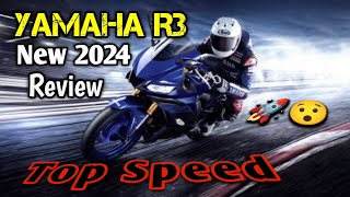 Yamaha R3 Top Speed Review  2024 YZFR3 Yamaha Motorsports USA [upl. by Juxon272]