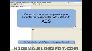 Criptografia AES com Java [upl. by Enirac445]