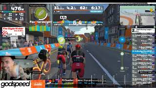 Zwift Racing League  Open OCEANIA Western Div 2 0421 BRAEkfast Crits and Grits 1 Laps 22 km [upl. by Jarrell859]