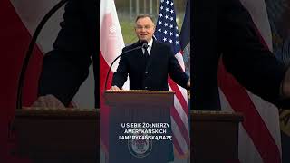 quotPrzyjedźcie do nasquot  Andrzej Duda w Redzikowie [upl. by Faux]