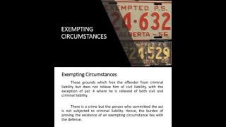 An imbecile or an insane person exempting circumstances Revised Penal Code Art 12 PART 1 of 3 [upl. by Norrabal262]