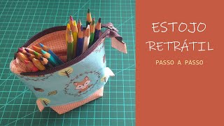 Estojo retrátil  Passo a passo [upl. by Murdoch763]