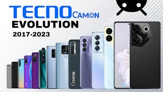 Evolution of Tecno Camon Series 20172023  Tecno Evolution [upl. by Akemehc]