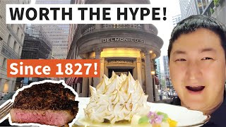 Delmonicos is WORTH THE HYPE Americas Oldest Steakhouse Review [upl. by Ycart]