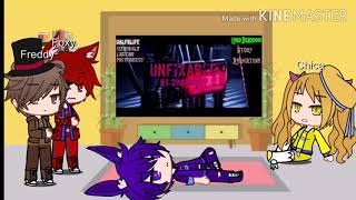 Fnaf reacts to Unfixable [upl. by Atilal]