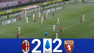 Milan vs Torino 22  Serie A 2024  Match Highlights [upl. by Analad650]