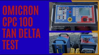 Transformer Tandelta test by omicron CPC 100  tandelta  Transformer  bushing tandelta by omicron [upl. by Aliwt]