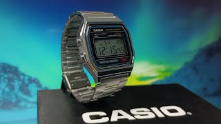 UNBOXING CASIO VINTAGE A158WA ORIGINAL [upl. by Meggy]