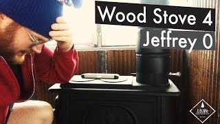 Wood Stove Installation Part 4  Skoolie Bus Conversion Tiny House Videos [upl. by Wilma]