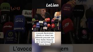 Benbrahem dévoile en direct des éléments prouvant que Mme Saâda est le personnage de Kamel Daoud [upl. by Snah]