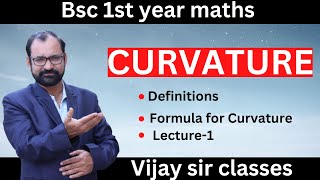 Curvature  Radius of Curvature Formula amp Example amp Solution L1 [upl. by Adi]