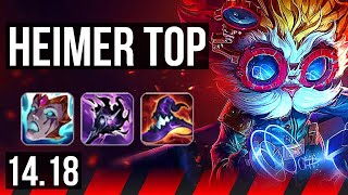 HEIMERDINGER vs SHEN TOP  900 games Rank 11 Heimer  EUW Master  1418 [upl. by Hacissej484]