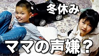 【冬休みのリアル】自閉症息子と娘が指摘するママの声！毎日のこだわりに息子が選んだお楽しみ袋は？【新年のご挨拶】 [upl. by Adnirual]