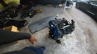 Took my boosted g37 engine out for a rebuild bmw m6 v8 pulls [upl. by Tavish304]