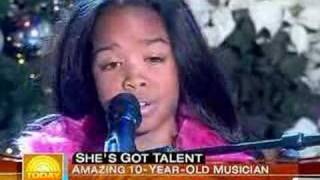 Gabi Wilson HER age 10 on the Today Show performing Alicia Keys [upl. by Hserus]