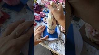 Zefir Tulip process • edible flower • premium marshmallow flowers bouquet candygifts [upl. by Aneerhs]