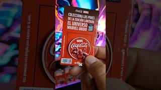 Nueva promoción COCA COLA y Marvel Pines Metálicos cocacola marvel coleccineando [upl. by Enohsal]