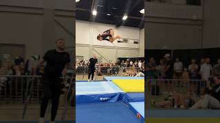 Hands Up for this Amazing Pass Going into Finals at the USA Gymnastics National Championships TEG [upl. by Rawdan]