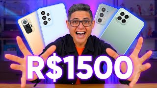 TOP 4 SMARTPHONES NA FAIXA DE R1500 REAIS PARA COMPRAR NESSA BLACK FRIDAY 2022 [upl. by Azyl709]