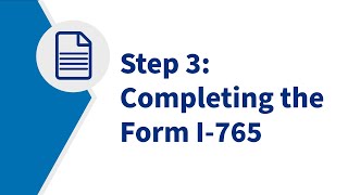 Five Steps to File at the USCIS Lockbox  Step 3 Completing the Form I765 [upl. by Htennaj]