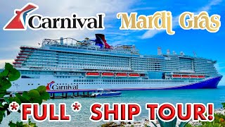 Carnival Mardi Gras FULL Ship Tour  Detailed DeckByDeck Walkthrough of New Carnival Cruise Ship [upl. by Howenstein629]