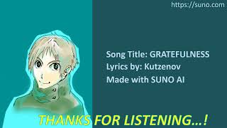 Japanese Song  Gratefulness [upl. by Rogers260]