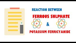 Ferrous Sulphate and Potassium Ferricyanide  Reaction [upl. by Sigismondo145]