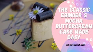 The Classic Ebinger´s Mocha Buttercream Cake Made Easy [upl. by Ahtabat33]