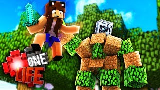 i killed myself on purpose lol  Minecraft One Life [upl. by Kamerman]