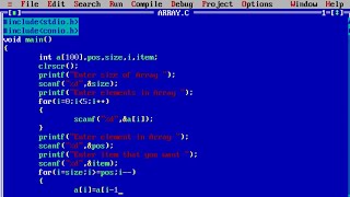 c program to insert element at any position of array  learn coding [upl. by Anrehs]