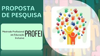 PROFEI AULA 1 PROPOSTA DE PESQUISA [upl. by Angi]