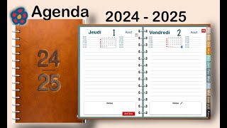 Agenda Journalier 20242025 iOS amp Android [upl. by Kinnon]