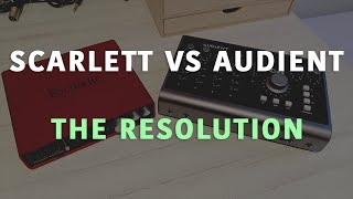 Audient iD44 vs Focusrite Scarlett Comparison The Resolution [upl. by Aisayt]