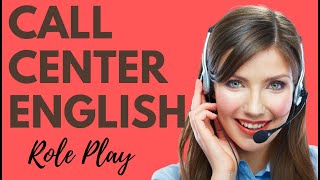 English for Call Centers 🙋🏻‍♀️  Role Play Practice [upl. by Mathur]