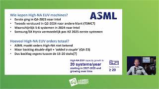 TSMC nieuwste ASML machine te duur uitleg en achtergrond [upl. by Hedelman532]