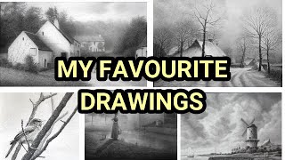 26 Of My Favourite Graphite Drawings  All projects For You To Try [upl. by Annabela]