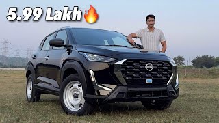 Alto ke Price me Safe SUV🔥 2024 Nissan Magnite Facelift Visia Plus Review  Base Model [upl. by Arola]