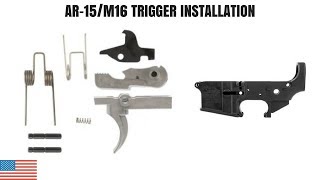 AR15 Trigger Install [upl. by Lebanna]