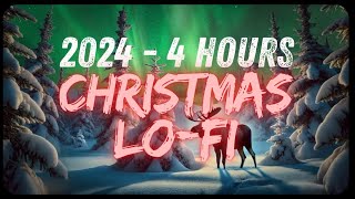 Cozy Christmas Beats  4 Hours of LoFi Holiday Tracks for Relaxing Studying amp Working [upl. by Nedap]