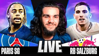 🔴PSG 30 RB Salzburg • Champions League LIVE WATCH ALONG [upl. by Ahseeyt14]