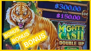 EPIC WIN on MIGHTY CASH SLOT MACHINE CASINO SLOTS MIGHTY CASH [upl. by Nomzaj]