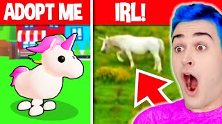 REAL or FAKE 😱 REAL LIFE ADOPT ME MYTHICAL PETS Revealed REALISTIC Pets IRL Jeffo Roblox [upl. by Cordy]