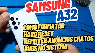 Como formatar o Samsung A32 MESMO COM SENHA [upl. by Drucill307]