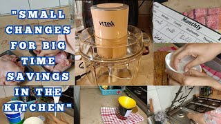 💥Reduce kitchen work smartlyhow I manage kitchen at home Naushs Sister vlogs [upl. by Oniuqa]