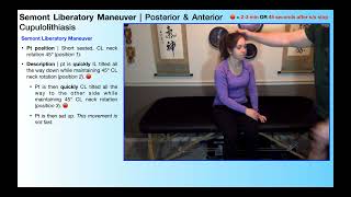 BPPV Treatment  Semont Liberatory Maneuver Why When amp How [upl. by Hajile140]