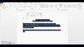 How to remove highlights or background color from pasted text in Microsoft Word [upl. by Skerl]