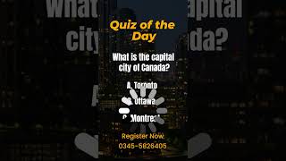 What is the capital city of Canada [upl. by Akimak]