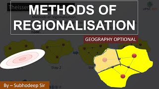 Methods of Regionalisation  Theissen polygon Method  Index Methods [upl. by Robby]