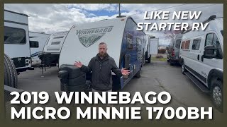 Pre Owned 2019 Winnebago Micro Minnie1700BH  Medford OR  21105 [upl. by Morra]